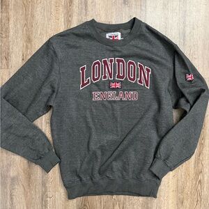 London England Crewneck Fleece Sweatshirt